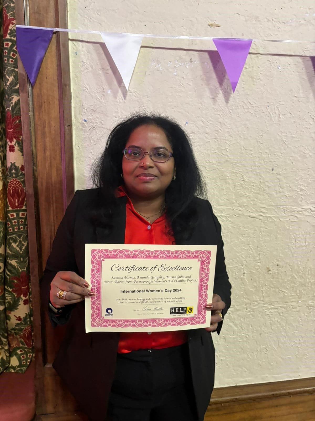 Dahlia Project Wins International Women’s Day Award